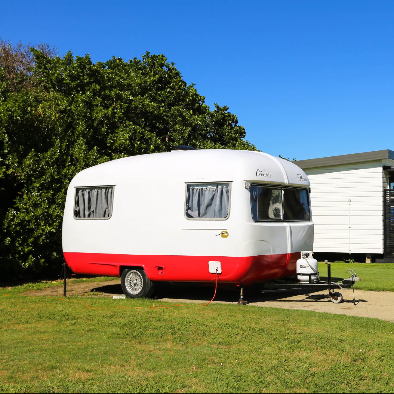 Caravan sites at Kai Iwi Beach