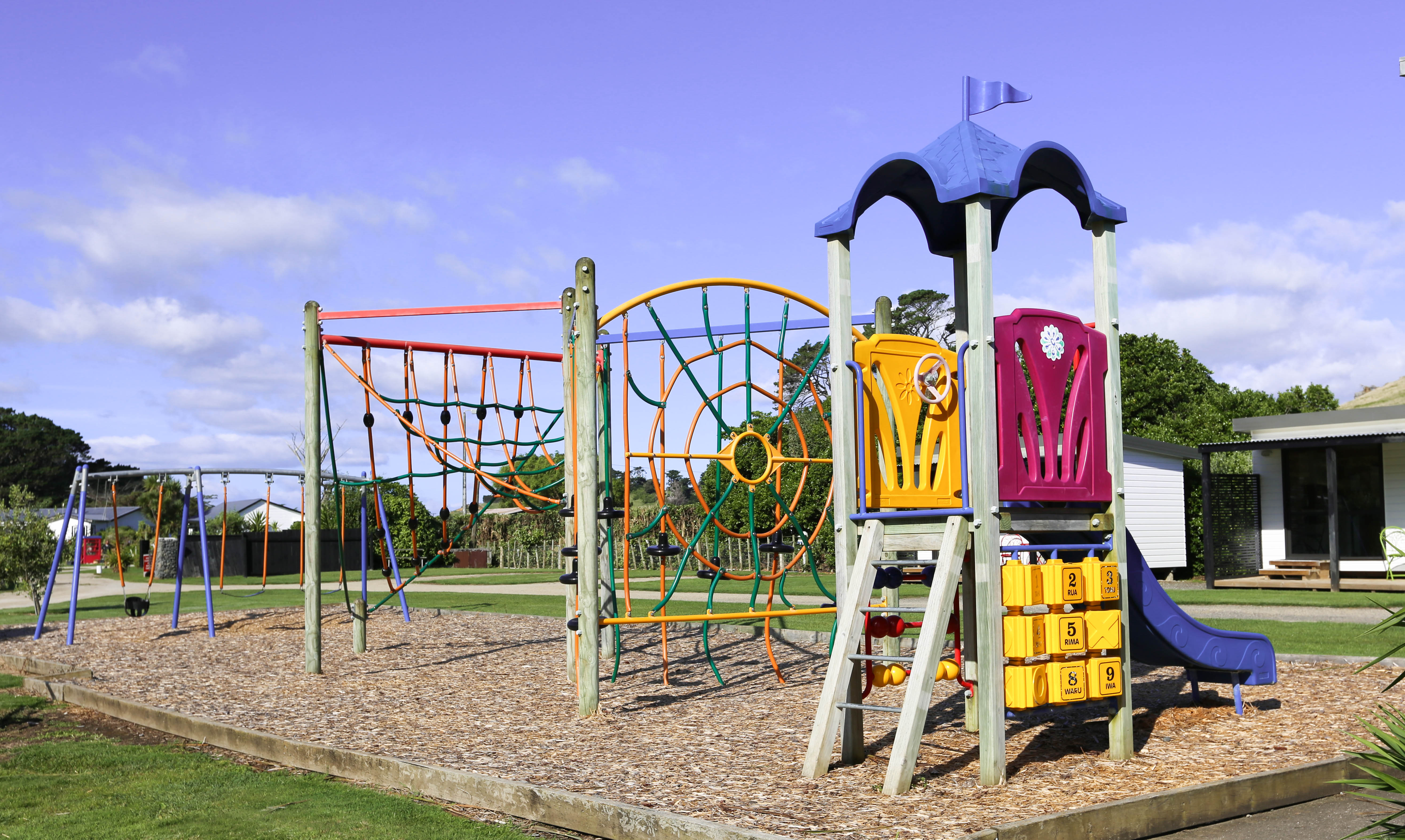 Playground at Kai Iwi Beach Holiday Park
